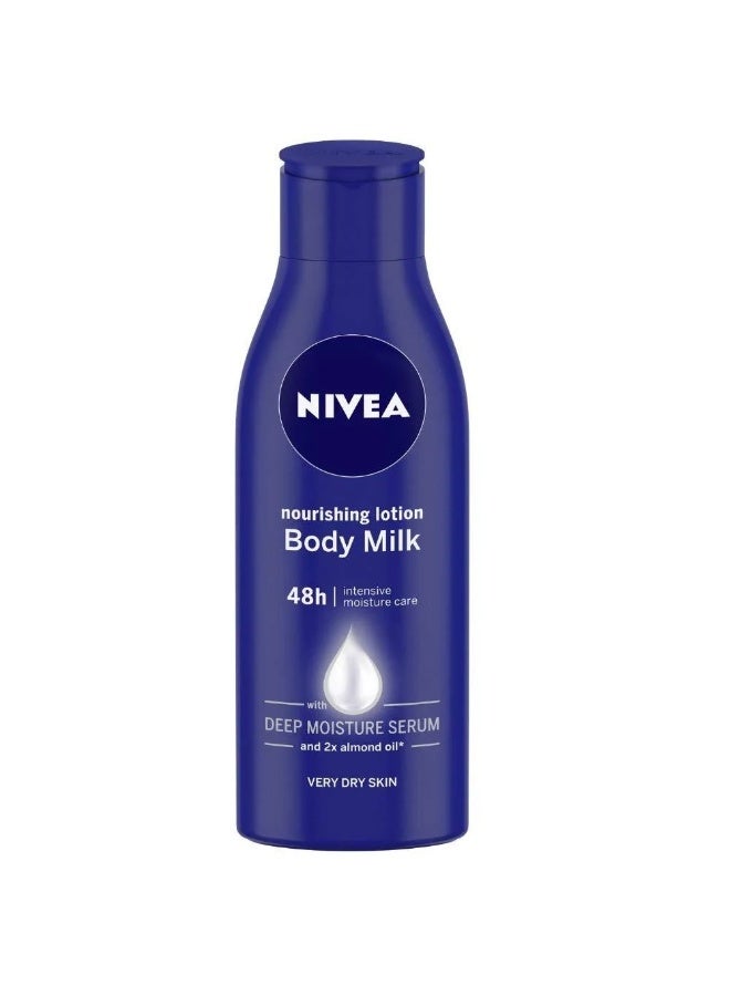 NIVEA Nourishing Body Milk Lotion, 75ml Each (Pack Of 5) (375ml) - Image 2